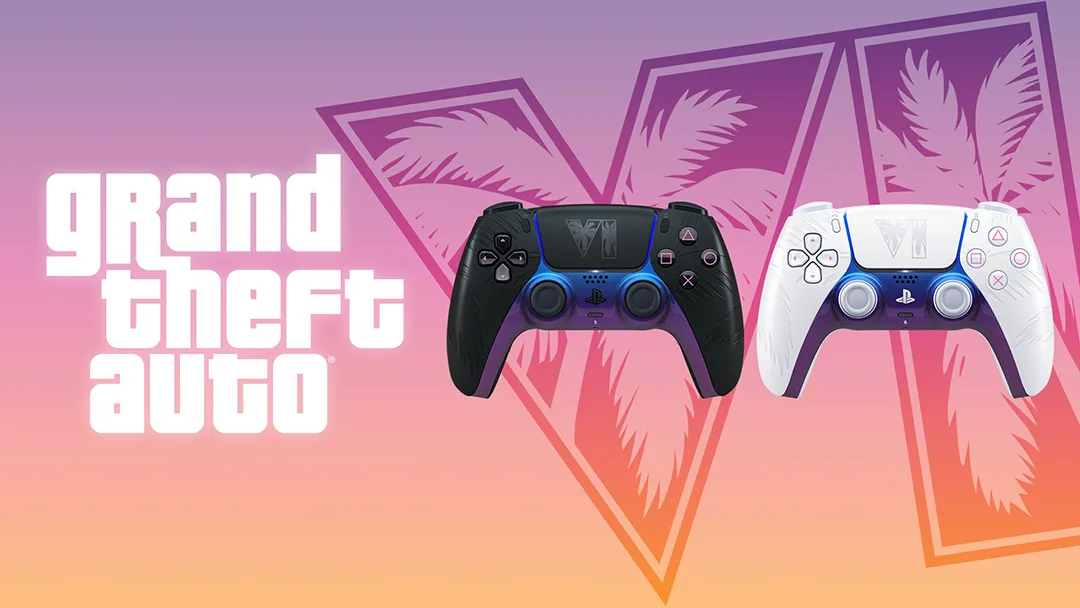 First Look at Grand Theft Auto VI Limited-Edition DualSense Controllers